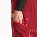 Men's La Sportiva Chaser Evo Shell Bib sangria ski trousers 3