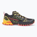 Men's La Sportiva Bushido III GTX black/ yellow running shoe 2