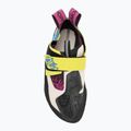 Women's climbing shoes La Sportiva Skwama apple green/cobalt blue 5