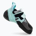 La Sportiva Skwama Vegan carbon / turquoise women's climbing shoe 2