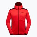 Men's La Sportiva Chill Thermal Hoody mountain red / redwood trekking sweatshirt