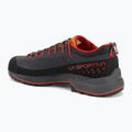 Men's approach shoes La Sportiva TX4 Evo ST carbon/mountain red 3