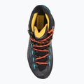 Men's trekking boots La Sportiva Aequilibrium Hike GTX carbon/tropic blue 5