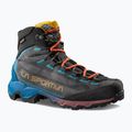 Men's trekking boots La Sportiva Aequilibrium Hike GTX carbon/tropic blue 8