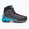 Women's trekking boots La Sportiva Aequilibrium Hike GTX carbon/malibu blue 2