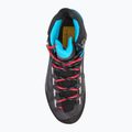 Women's trekking boots La Sportiva Aequilibrium Hike GTX carbon/malibu blue 5