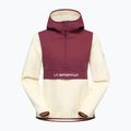 Women's sweatshirt La Sportiva Guidance Sherpa Hoody chalk/redwood 3