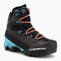 Women's mountaineering boots La Sportiva Aequilibrium LT GTX black/hibiscus