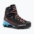 Women's mountaineering boots La Sportiva Aequilibrium ST GTX black/hibiscus 8