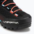 Women's mountaineering boots La Sportiva Aequilibrium ST GTX black/hibiscus 7
