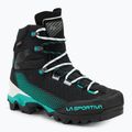 Women's mountaineering boots La Sportiva Aequilibrium ST GTX black/aqua