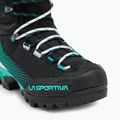 Women's mountaineering boots La Sportiva Aequilibrium ST GTX black/aqua 7