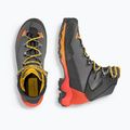Men's mountaineering boots La Sportiva Aequilibrium Trek GTX carbon/yellow 6