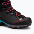 Women's trekking shoes La Sportiva Aequilibrium Trek GTX carbon/malibu blue 7