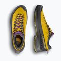 Men's approach shoes La Sportiva TX4 Evo yellow/purple 6