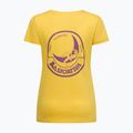 Women's T-shirt La Sportiva Climbing on the Moon giallo/viola 2