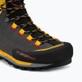 Men's mountaineering boots La Sportiva Trango Tech Leather GTX black/yellow 7