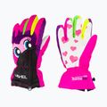 Level Lucky children's ski gloves pink 4146