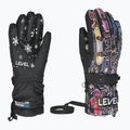 Children's snowboard gloves Level Junior purple