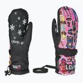 Children's snowboard gloves Level Junior Mitt hot pink