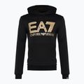 Men's EA7 Emporio Armani Train Logo Series Oversize Logo Hoodie Coft black 5