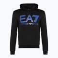 Men's EA7 Emporio Armani Train Logo Series Oversize Logo Hoodie Coft black 5