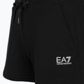 Women's EA7 Emporio Armani Train Shiny black/logo white shorts 3