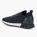 EA7 Emporio Armani Black & White Legacy Knit navy blazer/white shoes 3