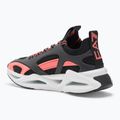 EA7 Emporio Armani Infinity Cage black/ fiery coral shoes 3