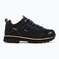 Women's trekking boots CMP Moon Low Wp blue ink/sunrise 2