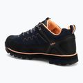 Women's trekking boots CMP Moon Low Wp blue ink/sunrise 3