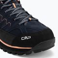Women's trekking boots CMP Moon Low Wp blue ink/sunrise 7