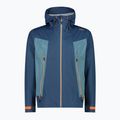 Men's CMP Fix Hood rain jacket bluesteel