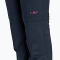 CMP children's trekking trousers Zip Off blue/fuxia 4