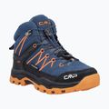 CMP Rigel Mid bluesteel / flame children's trekking boots 8