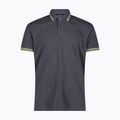 Men's polo shirt CMP 34D5987 black/blue