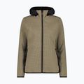 Women's sweatshirt CMP 34H2876 sesamo/ anthracite
