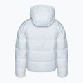 Women's EA7 Emporio Armani Train Shiny ECO Extra Padded Bomber Jacket white 2