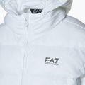 Women's EA7 Emporio Armani Train Shiny ECO Extra Padded Bomber Jacket white 3