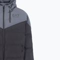 Men's EA7 Emporio Armani Train Athletic Colour Block Padded jacket black 3