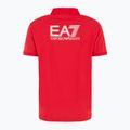 Men's EA7 Emporio Armani Train Visibility Polo salsa shirt 2