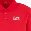 Men's EA7 Emporio Armani Train Visibility Polo salsa shirt 3