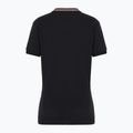 Women's EA7 Emporio Armani Golf Pro Polo Damier black shirt 2