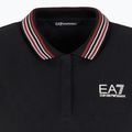 Women's EA7 Emporio Armani Golf Pro Polo Damier black shirt 3