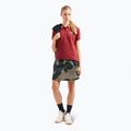 Women's EA7 Emporio Armani Golf Pro Polo Damier syrah shirt 2