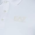 Men's EA7 Emporio Armani Train Visibility Polo white shirt 3