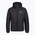 Men's jacket EA7 Emporio Armani Train Core Id Down Light Jacket Hoodie black