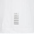 Men's EA7 Emporio Armani Core Identity Polo Shirt white / silver logo 5
