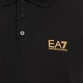 Men's EA7 Emporio Armani Core Identity Polo shirt black / gold logo 3