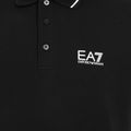 Men's EA7 Emporio Armani Core Identity Piqué Polo Shirt black 3
